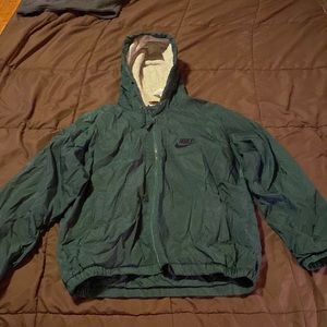 Nike mens small hooded jacket